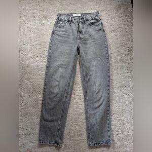 Pull & Bear Faded Black Mom Jeans